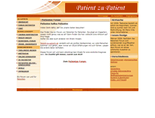 Tablet Screenshot of patient-zu-patient.de